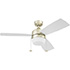 Honeywell Barcadero 3-Blade Ceiling Fan with Light - 44 Inch, Champagne