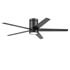 Honeywell Graceshire Flush Mount Ceiling Fan - 52 Inch, Black