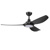 Honeywell Sirro Indoor/Outdoor Ceiling Fan with LED Light, 52-Inch, Black