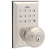 Honeywell Bluetooth Enabled Digital Door Knob Lock With Keypad, Satin Nickel, 8832301S