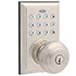 Honeywell Bluetooth Digital Door Knob Lock, Satin Nickel