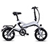 Honeywell Dasher Foldable Lightweight Electric Commuter Bike, Silver - 98004