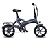 Honeywell Dasher Foldable Lightweight Electric Commuter Bike, Dark Grey - 98005