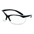 Howard Leight by Honeywell Vapor II Shooter's Safety Eyewear, Black frame, Clear Lens, Anti-Fog Lens Coating - R-01535