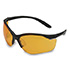Howard Leight by Honeywell Vapor II Shooting Safety Eyewear, Black frame, Orange Lens, Anti-Fog Lens Coating - R-01537