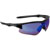 Honeywell Acadia Shooter's Safety Eyewear, Black, Blue Mirror Lens - R-02218