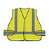 Honeywell High Visibility Lime Green Safety Vest with Reflective Stripes