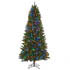 Honeywell 7.5 ft Pre-Lit Christmas Tree, Eagle Peak Pine Artificial Tree with 450 Dual Color Changing LED Lights