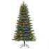 Honeywell 6.5 ft Churchill Pine Dual Color Pre-Lit Artificial Christmas Tree