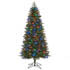 Honeywell 6.5 ft Slim Pre-Lit Christmas Tree, Whistler Fir Artificial Tree with 350 Dual Color Changing LED Lights