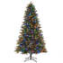 Honeywell 7.5 ft Pre Lit Christmas Tree, Regal Fir Artificial Tree with 700 Dual Color Changing LED Lights