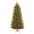 Honeywell 7.5 ft. Churchill Pine Slim Pre-Lit Artificial Christmas Tree, 600 Warm White LED Lights