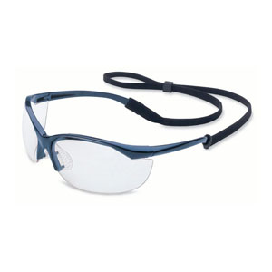 UVEX by Honeywell 11150901 Vapor Safety Eyewear Metallic Blue/Gray