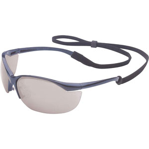 UVEX by Honeywell 11150904 Vapor Safety Eyewear Metallic Blue/Silver Mirror