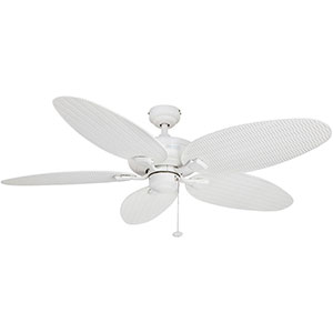 Honeywell Duvall Ceiling Fan, White Finish, 52 Inch - 50206