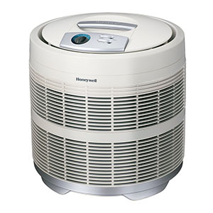 Purificateur d'air HEPA anti-allergènes Honeywell, blanc, minuterie d'arrêt  automatique, couvre 155 pi² HPA1104C