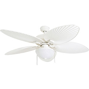 Honeywell Inland Breeze Indoor and Outdoor Ceiling Fan, White, 52-Inch - 50511-03