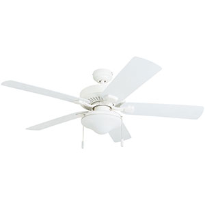 Honeywell Belmar Indoor & Outdoor Ceiling Fan, White, 52-Inch - 50513-03