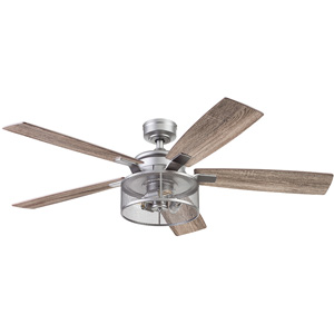 Honeywell 52-inch Carnegie Indoor Ceiling Fan with Remote, Pewter - 51460
