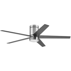Honeywell Graceshire 52-Inch Flush Mount Ceiling Fan - Nickel, 51860-01