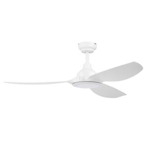 Honeywell Sirro Indoor/Outdoor Ceiling Fan with LED Light, 52-Inch, White