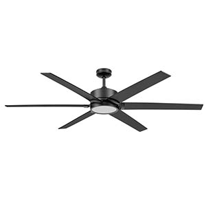 Honeywell Talbert Indoor LED Ceiling Fan with Remote Control - 70 Inch, Black