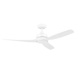 Honeywell Lynton Dual Mount Ceiling Fan, 52 Inch, White