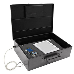 Honeywell 6110 Digital Steel Laptop Security Box with Secure Cable (.48 cu ft.)