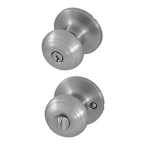 Honeywell Classic Entry Door Knob, Satin Nickel