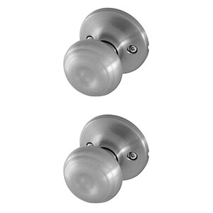 Honeywell Classic Passage Door Knob, Satin Nickel