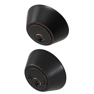 Honeywell Double Cylinder Deadbolt, Oil Rubbed Bronze