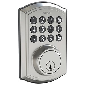 Honeywell Bluetooth Enabled Digital Door Knob Lock With Keypad, Bronze