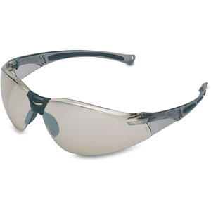 Honeywell Uvex A804 Series Safety Eyewear with Sliver Mirror Anti-Scratch Lens