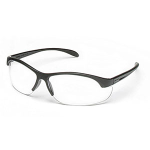 Uvex® by Honeywell Protege® S4201HS Protege® Ultra Lightweight Safety  Eyewear, HydroShield™ Anti-Fog, Gray Lens, Frameless/Wrap Around Frame,  Metallic Black, Polycarbonate Frame, Polycarbonate Lens, ANSI Z87.1, CSA  Z94.1, MIL-PRF-3