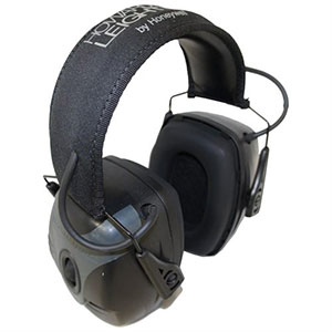 Honeywell Impact Pro High NRR Sound Amplification Earmuff, Black/Gray