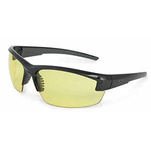 Honeywell Mercury Shooter's Safety Eyewear, Black Frame, Amber Lens - R-02105