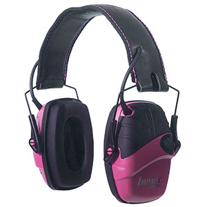 Howard Leight by Honeywell Impact Sport Sound Amplification Electronic Shooting Earmuff, Pink - R-02523