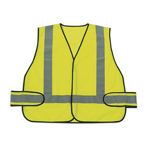 Honeywell High Visibility Lime Green Safety Vest with Reflective Stripes