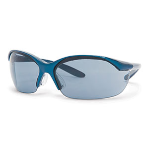 Honeywell Vapor Safety Eyewear, Sporty Metallic Blue, TSR Gray Lens - RWS-51005