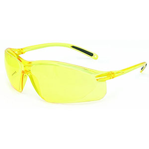 Honeywell A700 Safety Eyewear, Amber Frame, Amber Anti-Scratch Lens