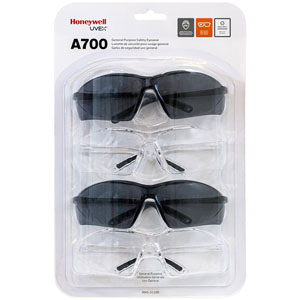 Honeywell A700 Safety Eyewear (4 Pack)