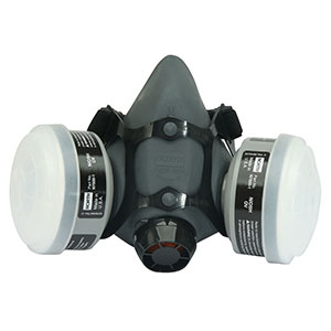 Honeywell OV/R95 Reusable Paint Spray and Pesticide Respirator Convenience Pack; Large Elastomer Half Mask - RWS-54028