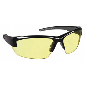 UVEX by Honeywell S1502 Bayonet Safety Eyewear, Black/Amber