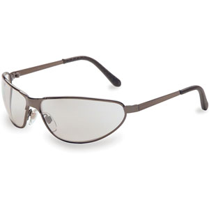 UVEX by Honeywell S2454 Tomcat Safety Glasses, Gunmetal/Mirror