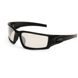 Uvex Hypershock Matte Black Safety Glasses with SCT-Reflect 50 Anti-Scratch Lens