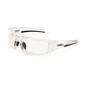 Uvex Hypershock Safety Glasse with Clear Uvextreme Plus Anti-Fog Lens