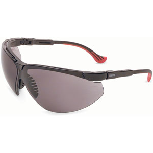 UVEX by Honeywell S3301HS XC Genesis Safety Glasses, Black/Gray