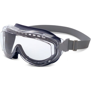 Uvex Flex Seal Indirect Vent Over The Glasses Goggles, Blue/Gray