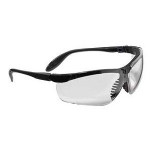 Uvex Genesis S Safety Glasses, Black/Yellow with Clear Anti-Fog Lens