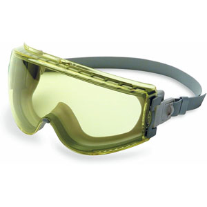 UVEX by Honeywell S3962C Stealth Safety Goggles, Gray/Amber